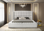 B802 - Versaley White Queen White Storage Bed - B802-White-Queen