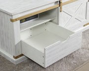 Bacerra Antique White/Gold Coffee Table - CM4018WH-C