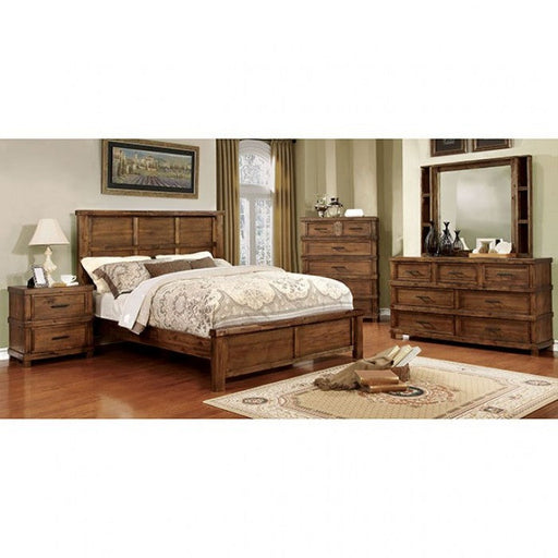 Baddock Antique Oak Mirror - CM7691M