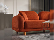 Bahama 4-pieces (2 Sofa & 2 Chair) Livingroom in White - Green - 200-ELIF-BAH-A182-3311