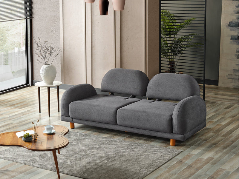 Bahama 4-pieces (2 Sofa & 2 Chair) Livingroom in White - Green - 200-ELIF-BAH-A182-3311