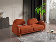Bahama 4-pieces (2 Sofa & 2 Chair) Livingroom in White - Yellow - 200-ELIF-BAH-A180-3311