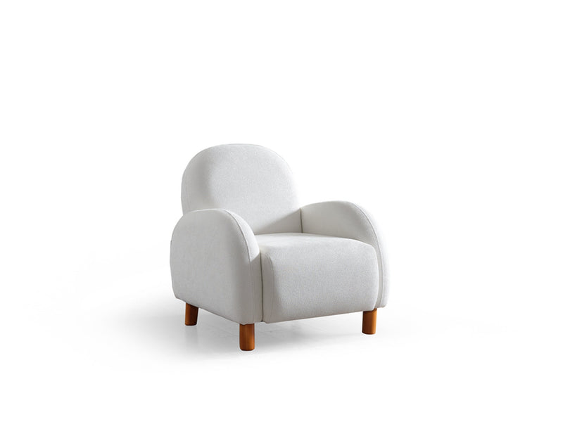 Bahama 4-pieces (2 Sofa & 2 Chair) Livingroom in White - Yellow - 200-ELIF-BAH-A180-3311