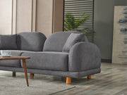 Bahama 4-pieces (2 Sofa & 2 Chair) Livingroom in White - Yellow - 200-ELIF-BAH-A180-3311