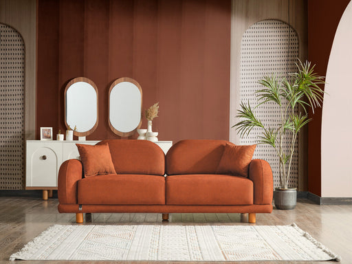 Bahama Convertible Sofa in Brick - 200-ELIF-BAH-A179-3