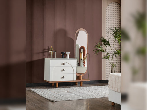 Bahama Dresser With Mirror & Ottoman - 200-ELIF-BAH-A251-DR