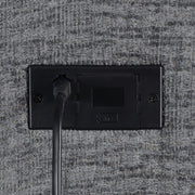 Bahrain 5-piece Power Home Theater Seating Charcoal - 609541PT