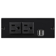 Bahrain 6-piece Modular Power Reclining Sectional Charcoal - 609540P