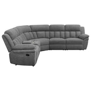 Bahrain 6-piece Modular Reclining Sectional Sofa Charcoal - 609540
