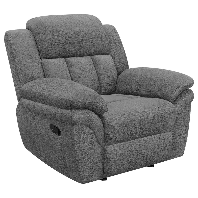 Bahrain Upholstered Glider Recliner Charcoal - 609543