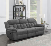 Bahrain Upholstered Motion Sofa Charcoal - 609541