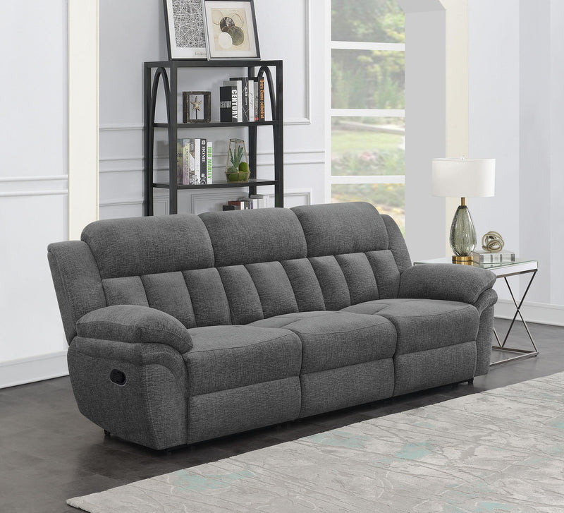 Bahrain Upholstered Motion Sofa Charcoal - 609541
