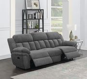 Bahrain Upholstered Motion Sofa Charcoal - 609541