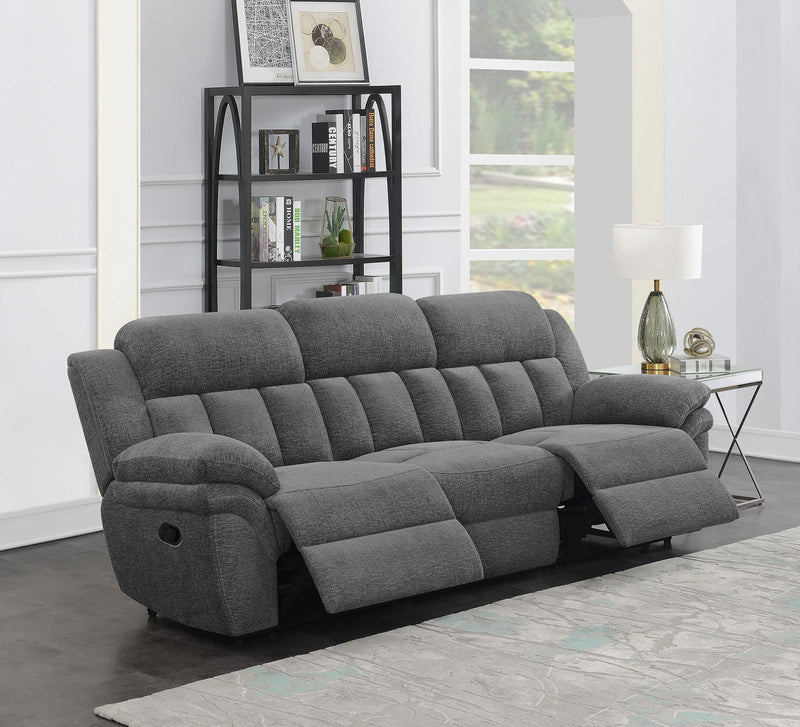 Bahrain Upholstered Motion Sofa Charcoal - 609541