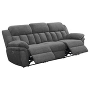 Bahrain Upholstered Power Sofa Charcoal - 609541P
