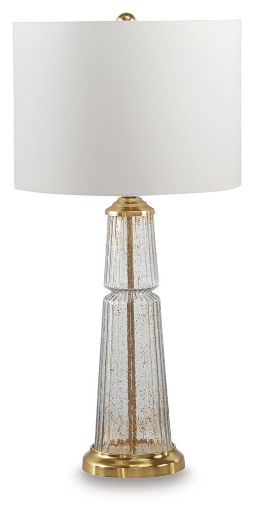 Bakersboro Clear/Gold Finish Table Lamp - L430884