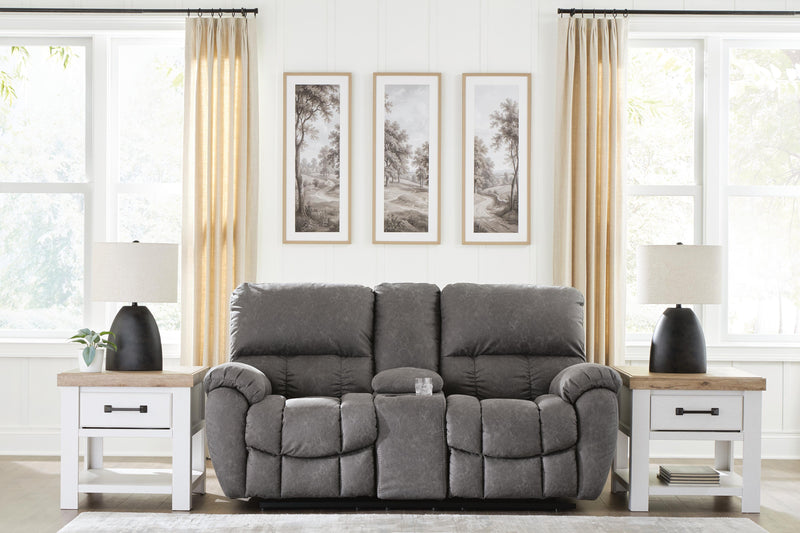 Bakerstein Galaxy Power Reclining Loveseat with Console - PC1250318