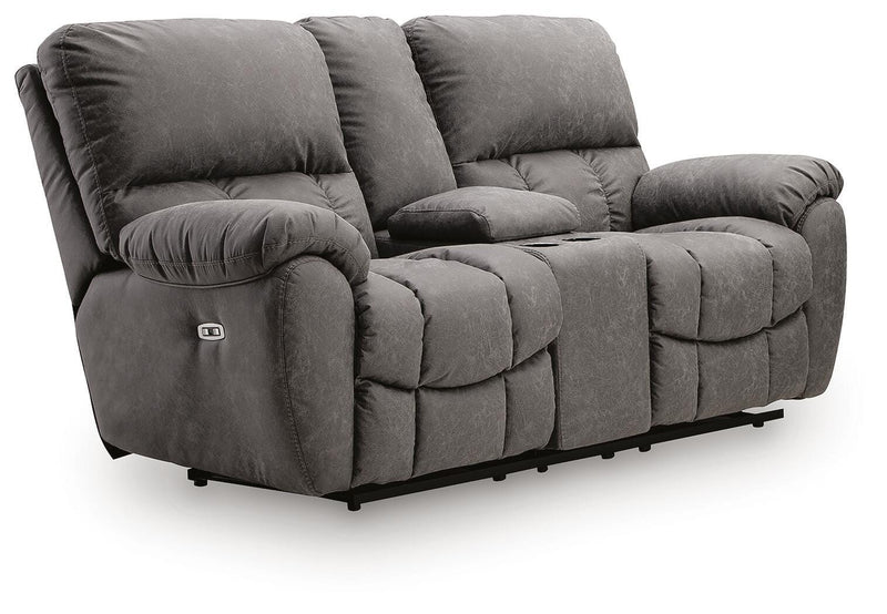 Bakerstein Galaxy Power Reclining Loveseat with Console - PC1250318