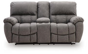 Bakerstein Galaxy Power Reclining Loveseat with Console - PC1250318