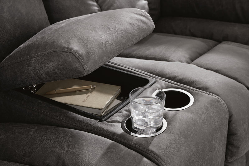 Bakerstein Galaxy Power Reclining Loveseat with Console - PC1250318