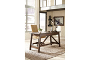 Baldridge Rustic Brown Home Office Desk - Gate FurnitureOffice Desks