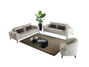 Balea 4-pieces (2 Sofa & 2 Chair) Livingroom in Cream - 200-ZEN-BAL-CRE-3311