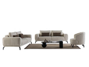 Balea 4-pieces (2 Sofa & 2 Chair) Livingroom in Cream - 200-ZEN-BAL-CRE-3311