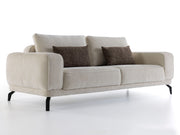 Balea Stationary Sofa in Cream - 200-ZEN-BAL-CRE-3