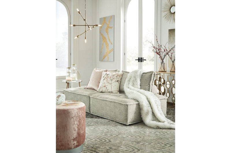 Bales Taupe 2 - Piece Modular Seating - Gate FurnitureLoveseat