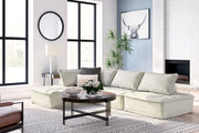 Bales Taupe 4 - Piece Modular Seating - Gate FurnitureSectional