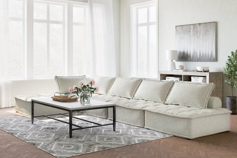 Bales Taupe 5 - Piece Modular Seating - Gate FurnitureSectional