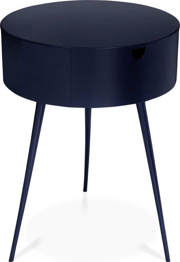 Bali Iron Side Table | Nightstand in Blue - 835Navy