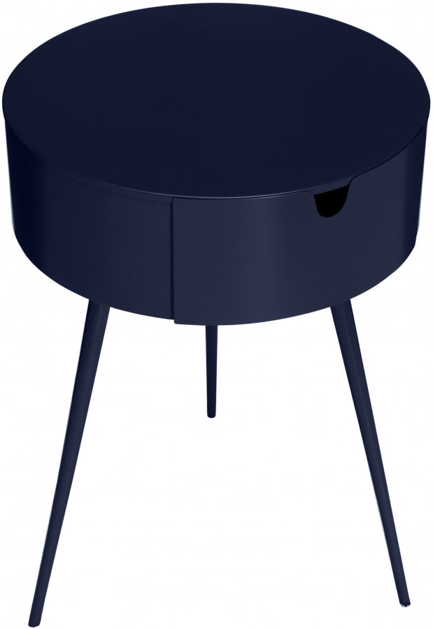 Bali Iron Side Table | Nightstand in Blue - 835Navy