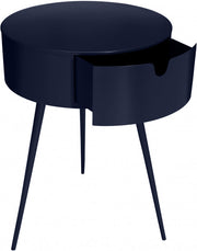 Bali Iron Side Table | Nightstand in Blue - 835Navy