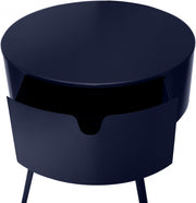Bali Iron Side Table | Nightstand in Blue - 835Navy