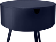 Bali Iron Side Table | Nightstand in Blue - 835Navy