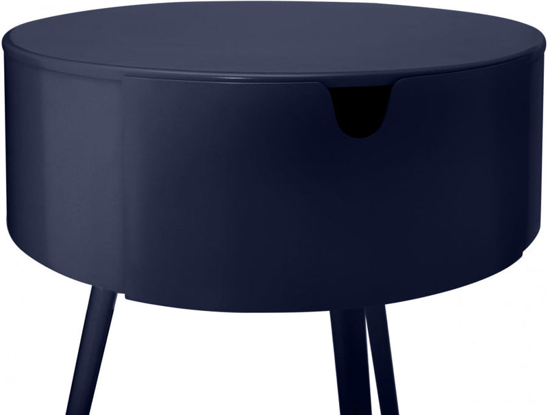 Bali Iron Side Table | Nightstand in Blue - 835Navy