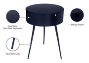 Bali Iron Side Table | Nightstand in Blue - 835Navy