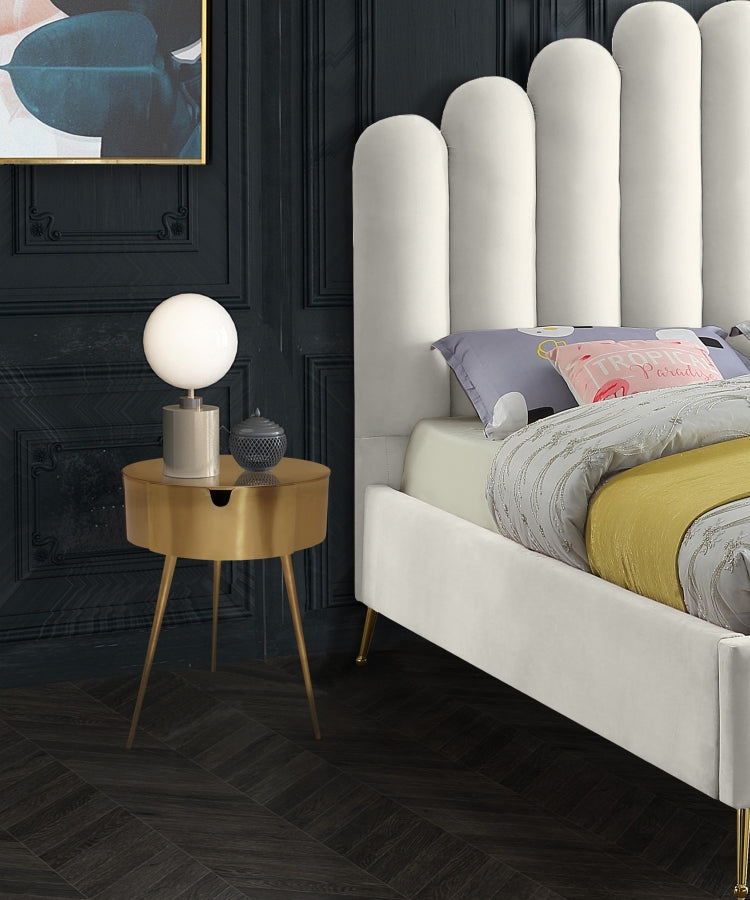 Bali Iron Side Table | Nightstand in Gold - 835Gold