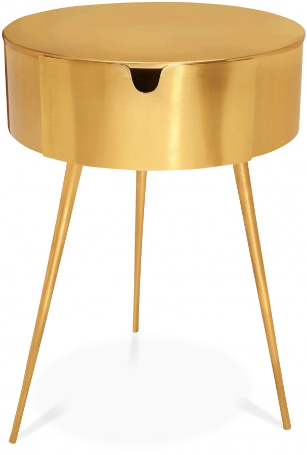 Bali Iron Side Table | Nightstand in Gold - 835Gold