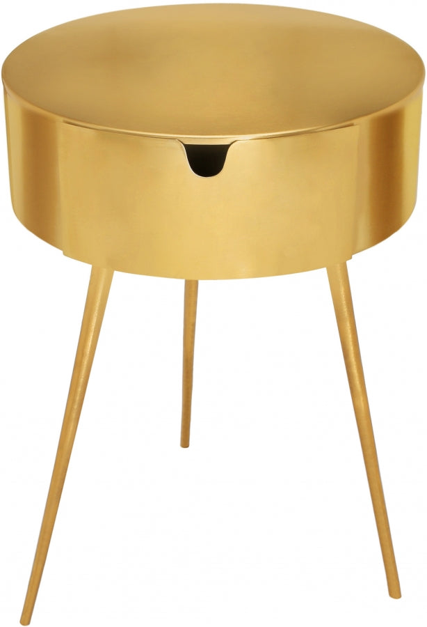 Bali Iron Side Table | Nightstand in Gold - 835Gold