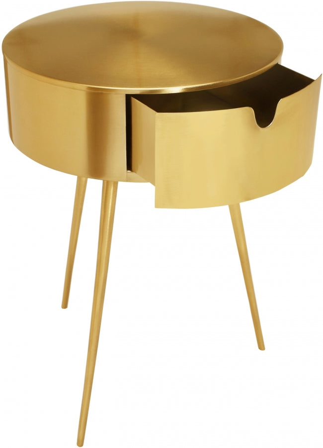 Bali Iron Side Table | Nightstand in Gold - 835Gold