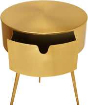 Bali Iron Side Table | Nightstand in Gold - 835Gold