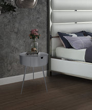 Bali Iron Side Table | Nightstand in Grey - 835Grey