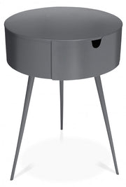 Bali Iron Side Table | Nightstand in Grey - 835Grey
