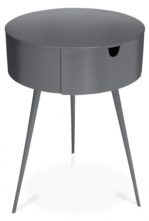 Bali Iron Side Table | Nightstand in Grey - 835Grey