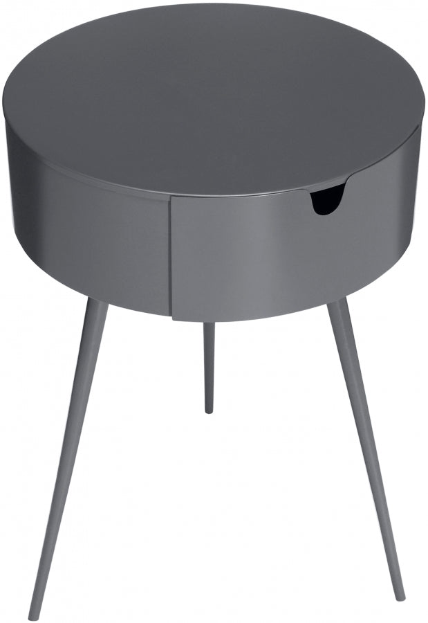 Bali Iron Side Table | Nightstand in Grey - 835Grey