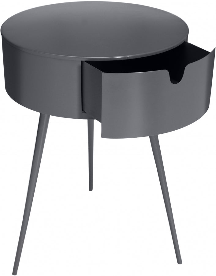 Bali Iron Side Table | Nightstand in Grey - 835Grey