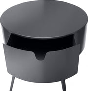 Bali Iron Side Table | Nightstand in Grey - 835Grey