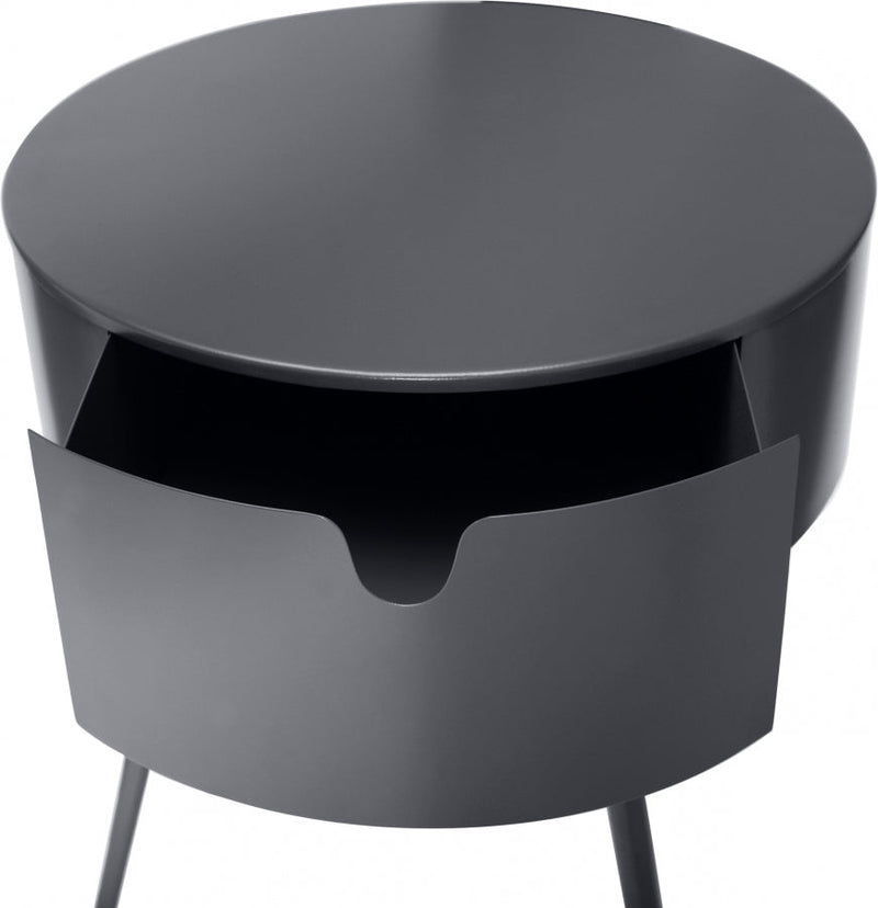 Bali Iron Side Table | Nightstand in Grey - 835Grey